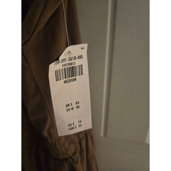 Women's Abercrombie & Fitch Brown Jumpsuit M - Picture 3 of 4